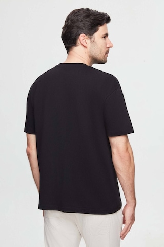 D's Damat Oversize Siyah Baskılı %100 Pamuk T-shirt 2EC14ORT05210 Siyah
