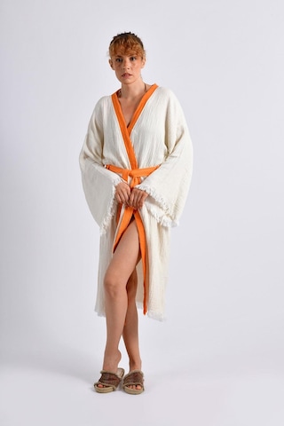 Brandsmithshop Shadow Bloom Kimono Turuncu Çok Renkli