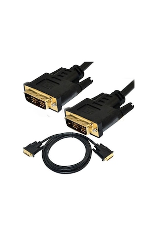 Dvi To Dvi 18+1 Kablo Ara Bağlantı Dvi-D 1.8M Monitör Tv Bağlama