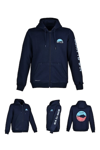 Fujin Pro Angler Tuna Zip Hoodie Lacivert