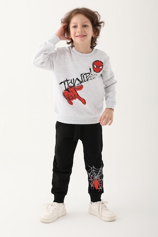 Spiderman Kar Melanj Erkek Çocuk Eşofman Takımı