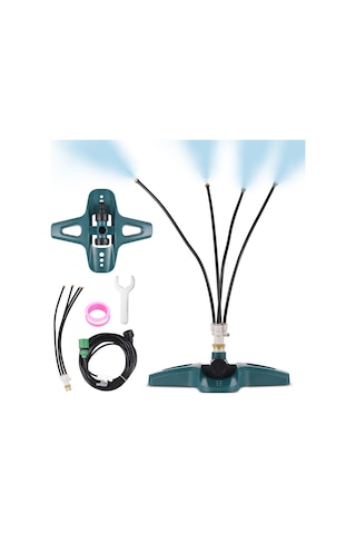 Padalink Dikey Konumlanabilir 4 Aynalı Buhar Sistemi - 8m Flex Kablolu, Dış Mekan Soğutucu, Su Vuruşu İle Nemlendirici, Kolay Kurulum