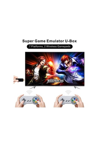 Bloomnest Sınır Ötesi K7 Yüksek Çözünürlüklü Mini Tv Oyun Konsolu 2.4g Kablosuz Oyun Çubuğu 7 Emülatör 64g Destekler