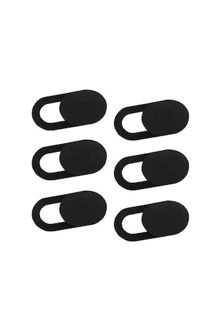 Besthome1 6 Adet Siyah Abs Kamera Gizlilik Kapakları - Bilgisayar Ve Tablet İçin Gizlilik Koruması