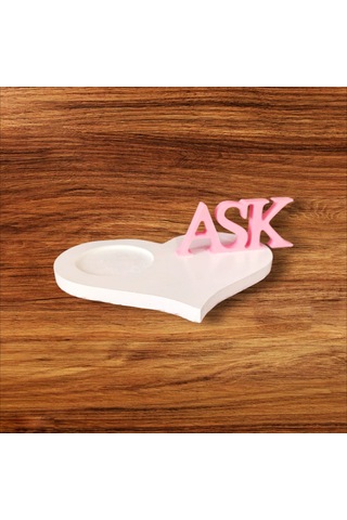 Ahşap Boyalı-vernikli Kahve Sunumluklar 6 Adet