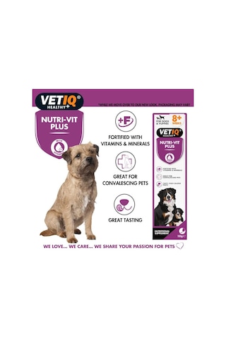 Vet Iq Nutri-vit Plus Yetişkin Ve Yavru Köpekler İçin Vitamin Ve Mineral Takviyesi 100 Gr