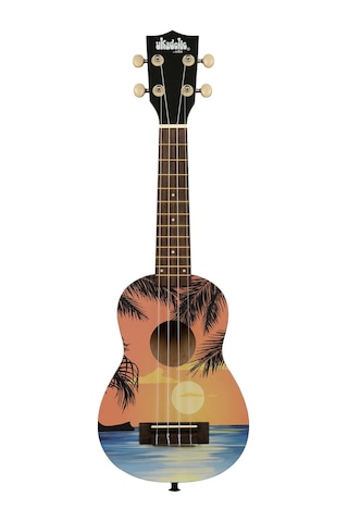 Kala Ukadelic Soprano Ukulele Tropical Day -uk-tropday-44666