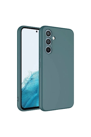 Durukar Samsung Galaxy Uyumlu A16 5g Kılıf First Silikon - Koyu Yeşil