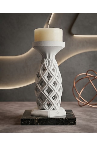 3D Mumluk Şamdan Ev Aksesuarı Özel Tasarım