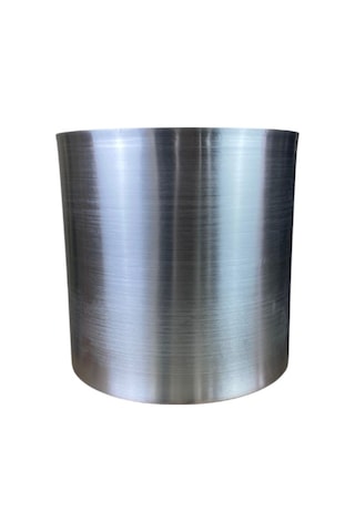 Cihan Çiçekçilik Metalik Galvaniz Saksı 35x35 Paslanmaz Çok Renkli