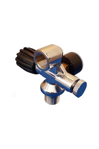 Kraken Tüp Vanası Tek Çıkış 25x2 M26 300bar Göstergeli Psp Hava