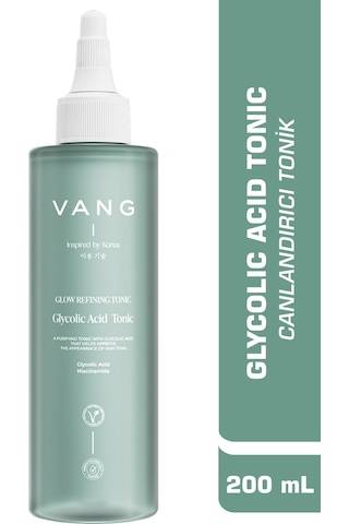 Vang Glikolik Asit Tonik Canlandırıcı Ve Gözenek Sıkılaştırıcı Tonik, Tüm Ciltler İçin 200 Ml