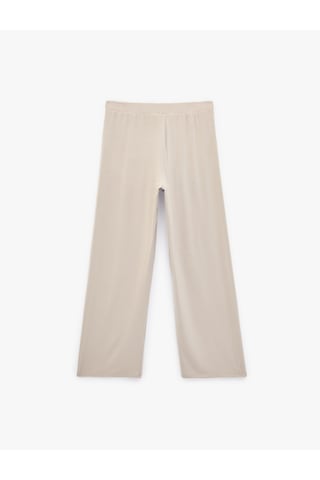 Koton Rahat Kesim Bisiklet Yaka Kısa Kollu Modal Pijama Üstü Gri 6slk40010mk