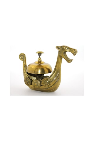 2 Adet Pirinç Resepsiyon Çanı Masa Zili, Resepsiyon Servis Zili, Brass Reception Bell, Service Bell, Model 12059b, 15x18 Cm
