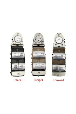 Xuweiwei Mercedes C E Glc Serisi 2015 2021 İcin W205 W253 W213 Elektrikli Pencere Anahtar Kolu Kahverengi C200 E260 E300 Uyumlu 2059056811