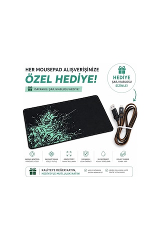 Dalong Desenli 90x40 Cm Büyük Boy Mouse Pad, Xxl Gaming Mousepad