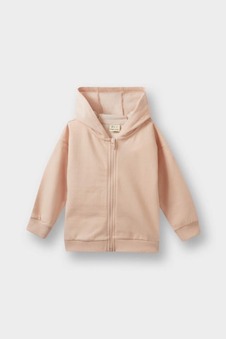 Defacto Kız Bebek Kapüşonlu İçi Yumuşak Tüylü Fermuarlı Sweatshirt E8350a525aupn672 Pembe