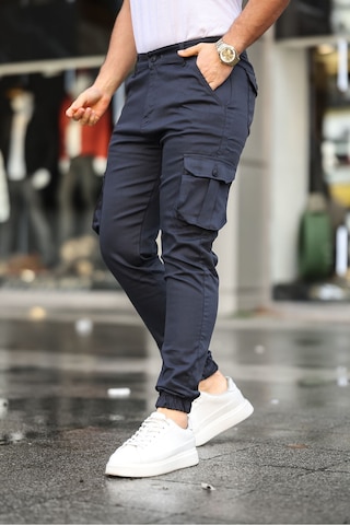 Serseri Jeans Slim Fit Körüklü Cep Paça Lastikli Esnek Kumaş Erkek Kargo Pantolon Gri Serseri Jeans Slim Fit Körüklü Cep Paça Lastikli Esnek Kumaş Erkek Kargo Pantolon Gri