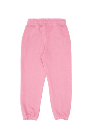U.S. Polo Assn. Kız Çocuk Pembe Simli Baskı Detaylı Jogger Eşofman Altı 50316849-VR167