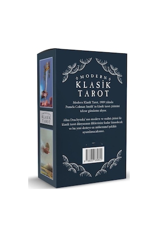 Modern Klasik Tarot Kartları Ve Türkçe Rehber Kitapçığı - 78 Kartlı Özel Tasarım Tarot Seti