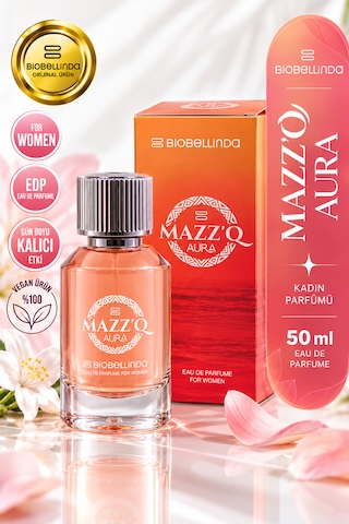 Mazz O Aura Kadın Parfümü Eau De Parfum Kalıcı Ve Şık Koku 50 Ml Aromatik