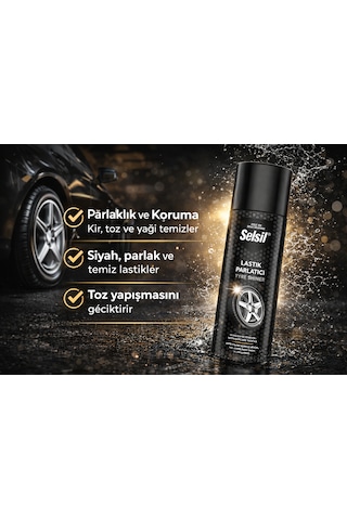 5x Lastik Parlatıcı Sprey