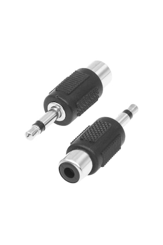 3.5mm Mono Erkek - RCA Dişi Konnektör Ses Video Adaptörü