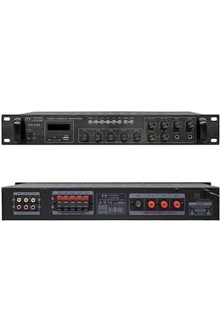 Magicvoice Mv-540 100 Watt Usb-sd-bluetooth 2 Mikrofon Girişli 5 Bölgeli Hat Trafolu Anfi