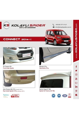 Ford Connect Kaput Koruyucu 2014 Ve Sonrası