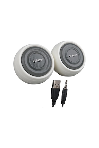 Ayt Magicvoice Mv-24845 1+1 Usb Aux Oval Multımedia Ses Sistemi Pc Bilgisayar Hoparlörü Speaker Hoparlör