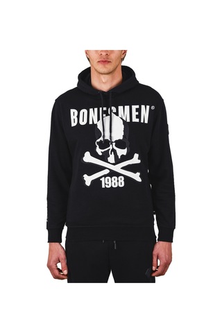 Bonesmen Erkek Kapüşonlu Sweatshirt (463014423) Siyah