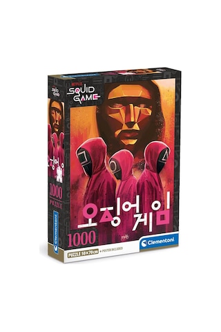 Squid Game 1000 Parça High Quality Collection Yetişkin Puzzle