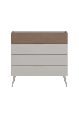 Milano 4 Çekmeceli Şifonyer - Vizon/zebra 103x101x44 Cm