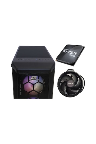 APU AMD Ryzen 5 Pro 3350G 16 GB DDR4 500 GB NVMe SSD Dos Oyuncu Bilgisayarı