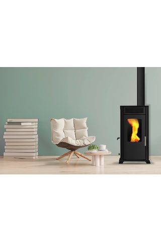 Eco Fan 8 Kw / Manuel Pelet Ve Odun Sobası / Baba's Stove