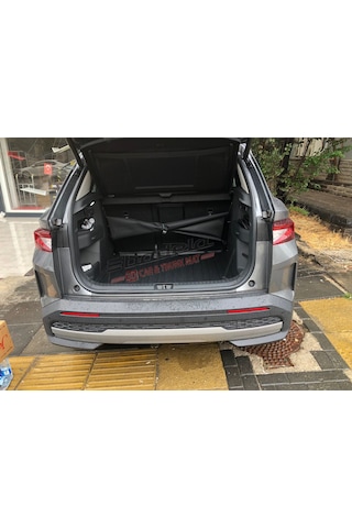 Skoda Elroq 2025 3d Kauçuk Kokusuz Bagaj Havuzu Araca Özel