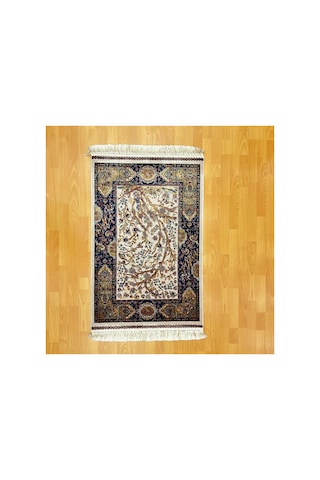 Hayat Ağacı Desenli 400 X 600 Cm İpek Halı Çok Renkli