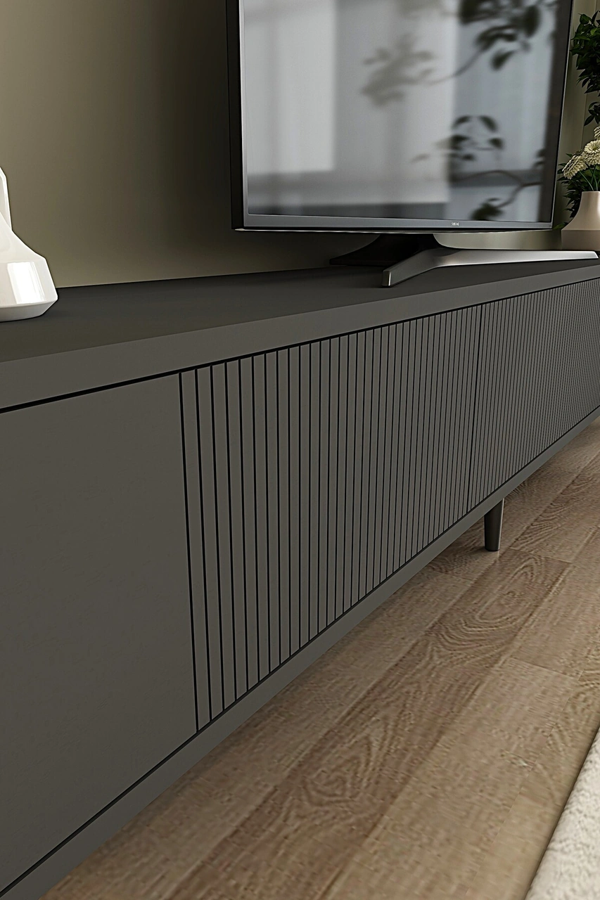 Tsa1803a - Corsa180 Tv Stand, Tv Sehpası Antrasit 180cm Antrasit