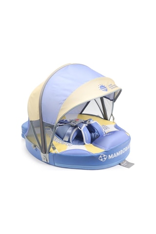 Mambobaby Yüzme Simidi - Sailing, Emniyetli, Gölgelikli Ve Ayak Destekli