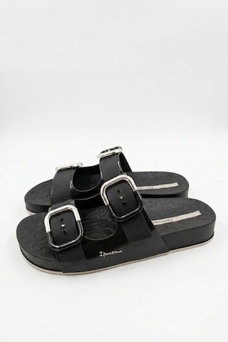 Shore Slide Kadın Çift Bantlı Terlik Siyah 35/42