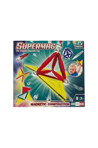 Supermag Tags 35 Parça Manyetik Yapı Seti - Stem Mıknatıslı Oyuncak