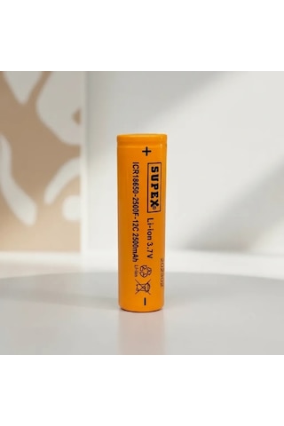 Icr 18650 2500 Mah 12c Düz Kafa Pil