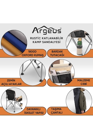 2 Adet Şezlong Kamp Sandalyesi Ve Masa Seti - Plaj Seti - Lounge Elevate Çok Renkli
