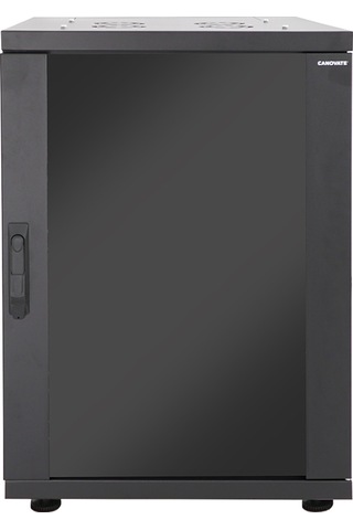 Canovate 16U 600X600Mm 19'' Dikili Tip Network Rack Kabinet Siyah