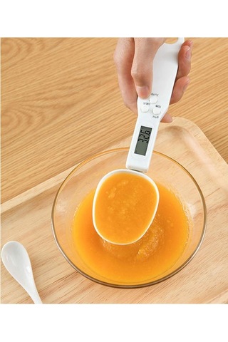 Yeni 500g / 0.1g Taşınabilir Lcd Dijital Mutfak Ölçeği Kaşık Gram Elektronik Kaşık Ağırlık Volumn Gıda Ölçeği Yeni Yüksek Kalite Ahşap