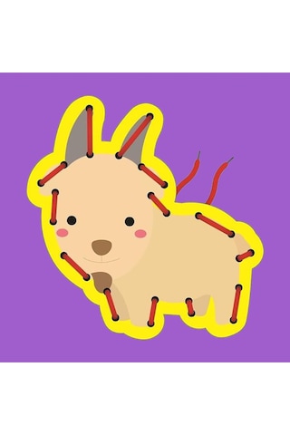 Calimera Toys İnce Motor Gelişimi Oyunu Hayvanlar Model 1