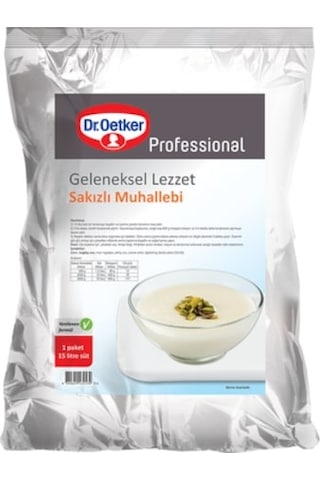 Dr.Oetker Sakızlı Muhallebi 3 KG Dr.Oetker Sakızlı Muhallebi 3 KG