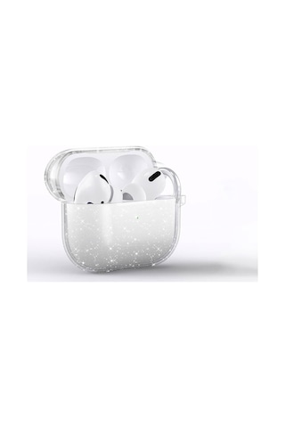 Talazan Air-pods 3. Nesil Allstar Airbag 32 Parlayan Simli Saydam Renkli Kılıf-şeffa Şeffaf