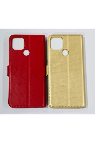 Oppo A15S Kapakli Cüzdanli Korumali Kilif 496135084