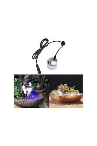 Mini Hava Nemlendirici Renk Değiştiren Ultrasonik Ev Mist Maker Gölet / Su Deposu İçin Taşınabilir Su Sisi